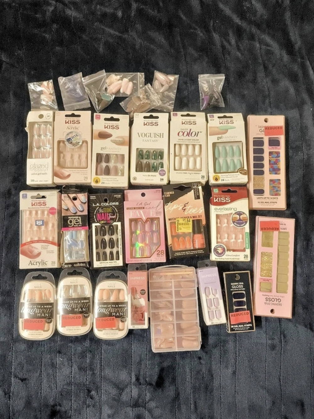 Press-On Nails Bundle Lot – KISS, imPRESS, L.A. Colors & More